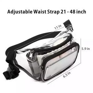 Clear Fanny Pack Waterproof Cute PVC Waist Bag Purse 3