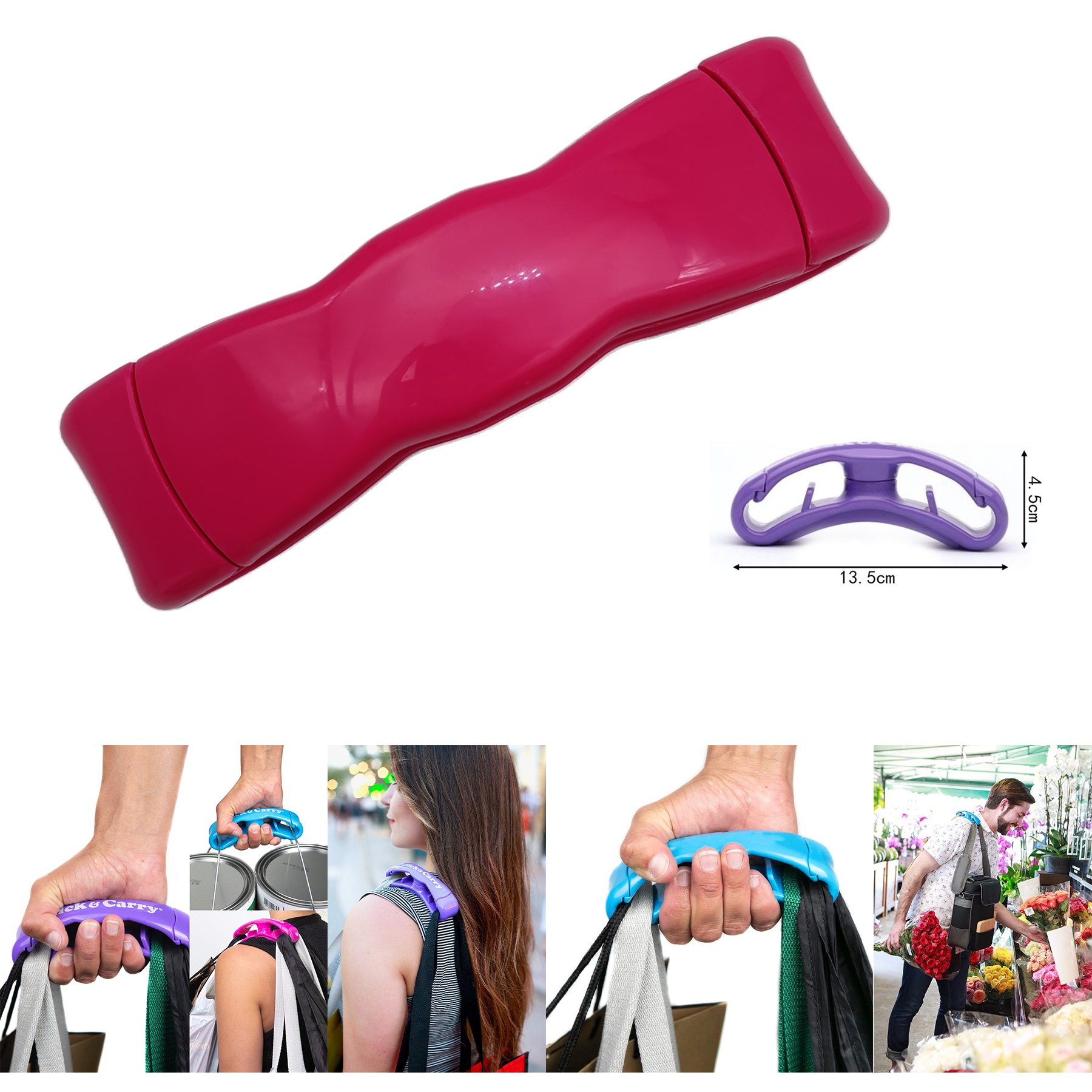 Click & Carry Grocery Bag Carrier 2