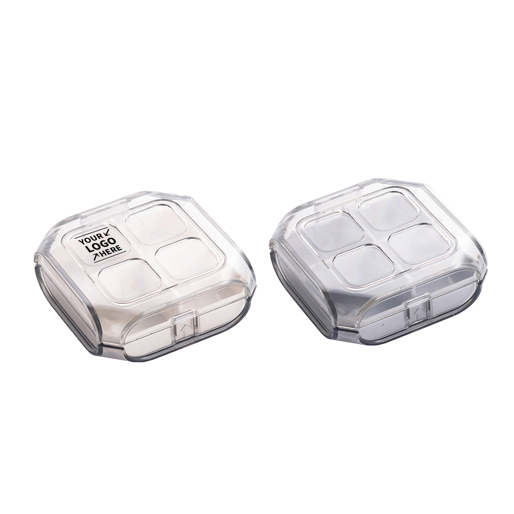Four Compartment Portable Medicine Box 2