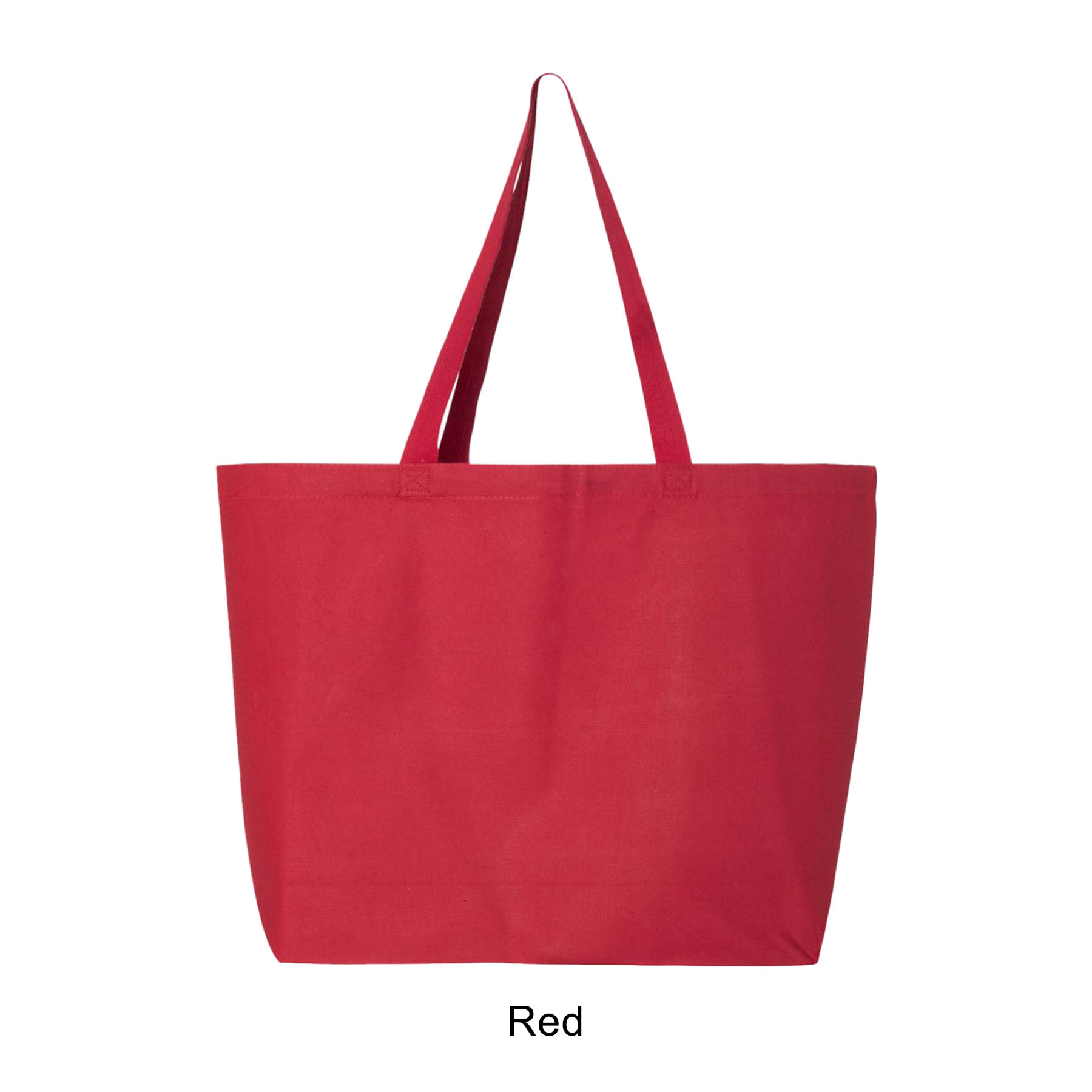 12 oz. 100% Heavy Cotton Canvas 25L Jumbo Tote Bag_R108BT 12