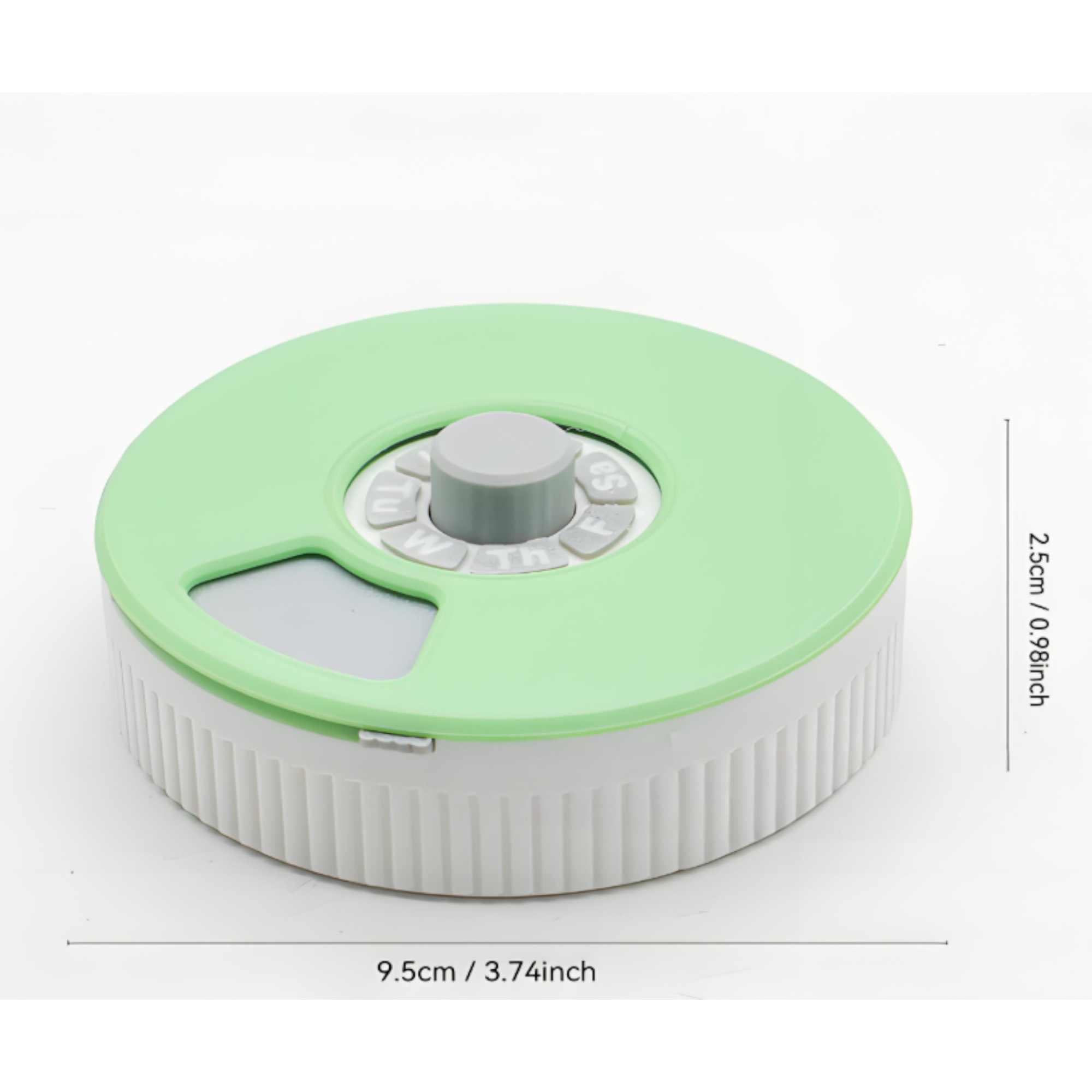 Weekly Pill Organizer With Push Turn Mechanism 1