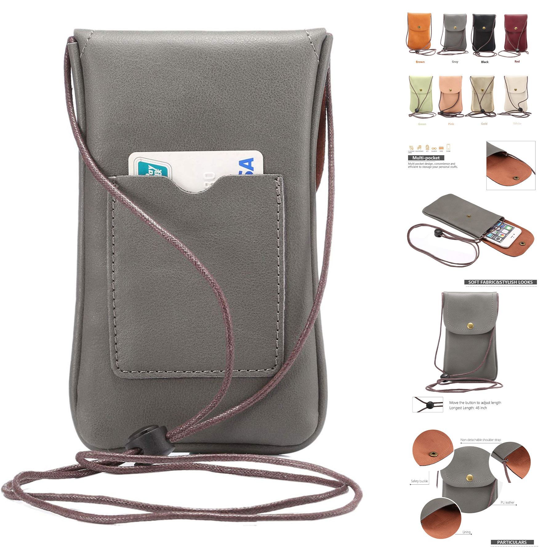 Cell Phone Neck Pouch 2
