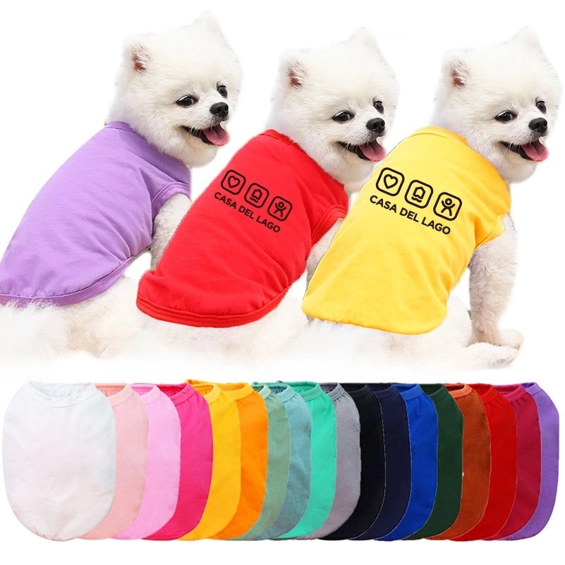 Dog Cotton Vest Coat In Summer 4