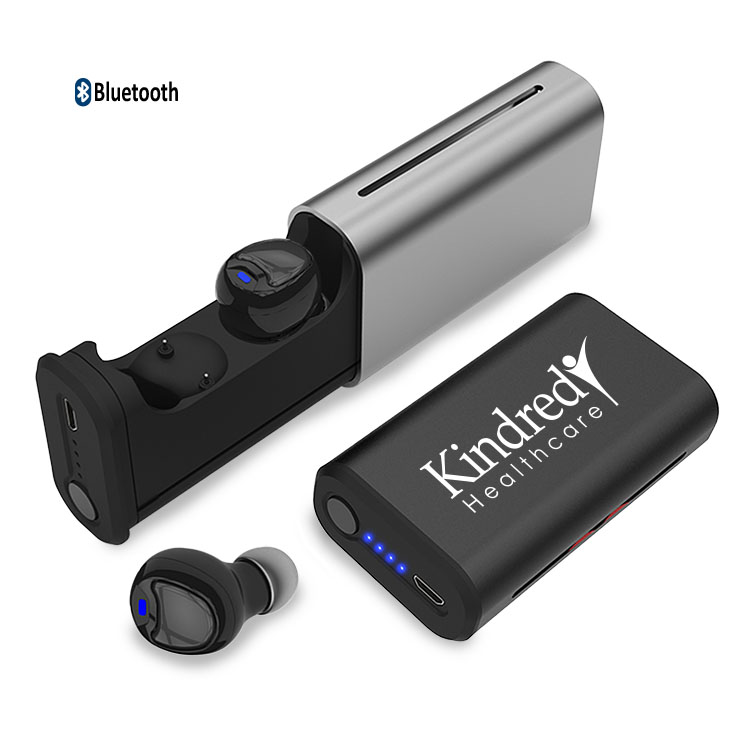 Wireless TWS in-ear earbuds with Wireless Charging Case - Close out 5