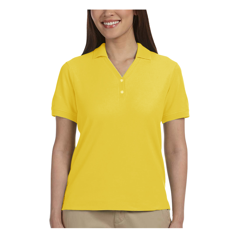 Devon & Jones Ladies' Short-Sleeve Y-Collar Polo Shirts 32
