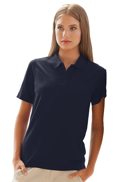 Women's Soft-Blend Double-Tuck Pique Polo 120