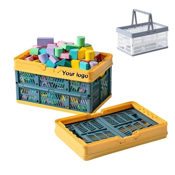 Collapsible Plastic Shopping Baskets 2
