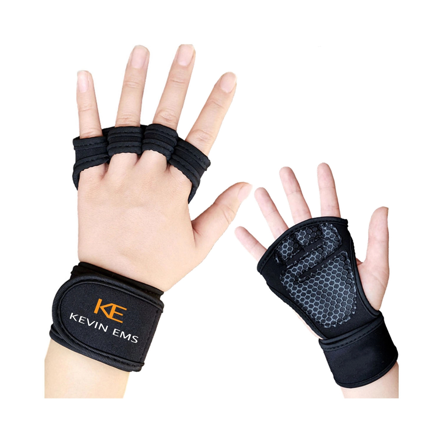 Antiskid ice silk dew two finger Gloves 2