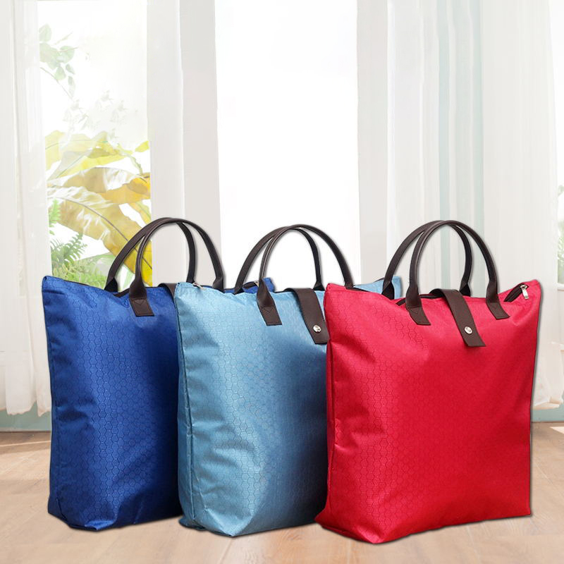 Waterproof Large Capacity Foldable Shopping Bag with Handles 6