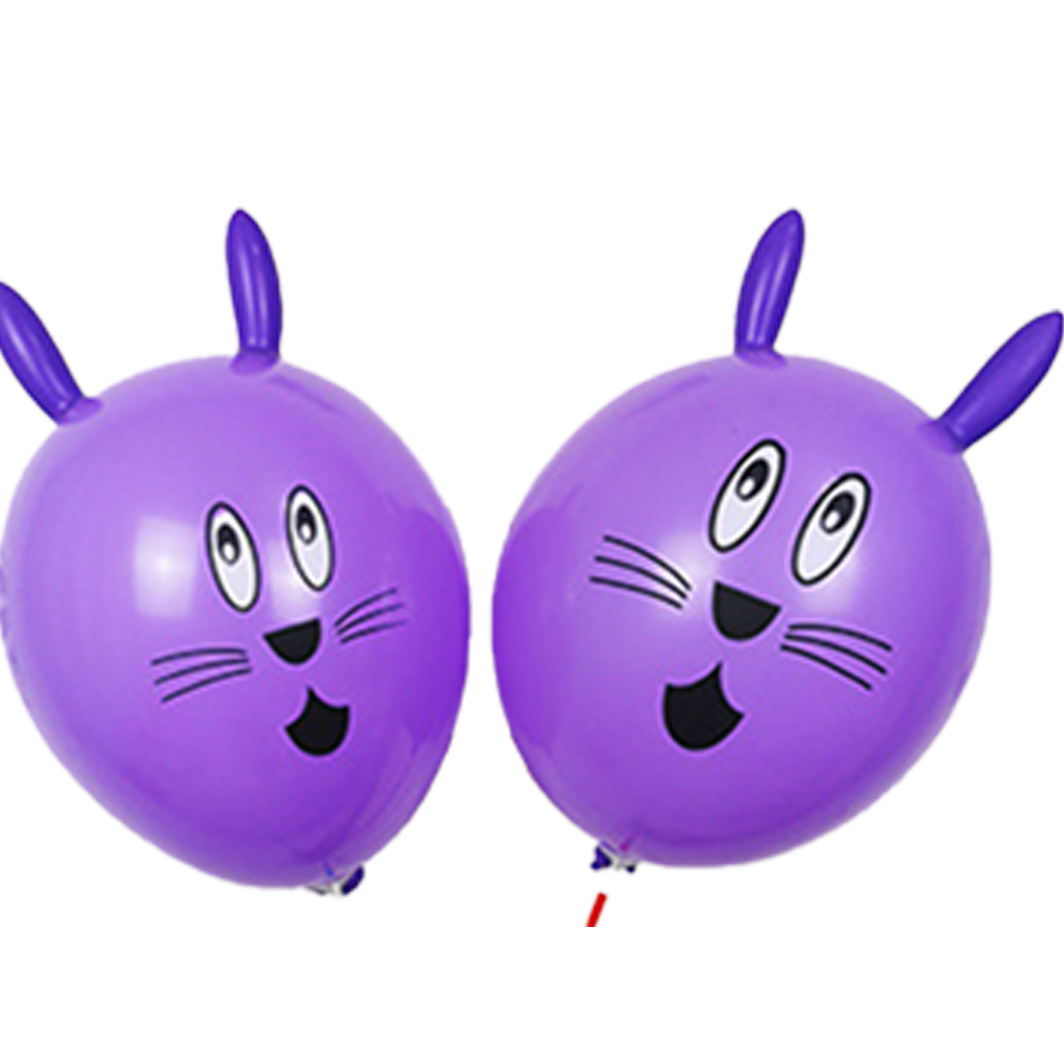 2PCS Thick Latex Big Head Rabbit Balloon 4