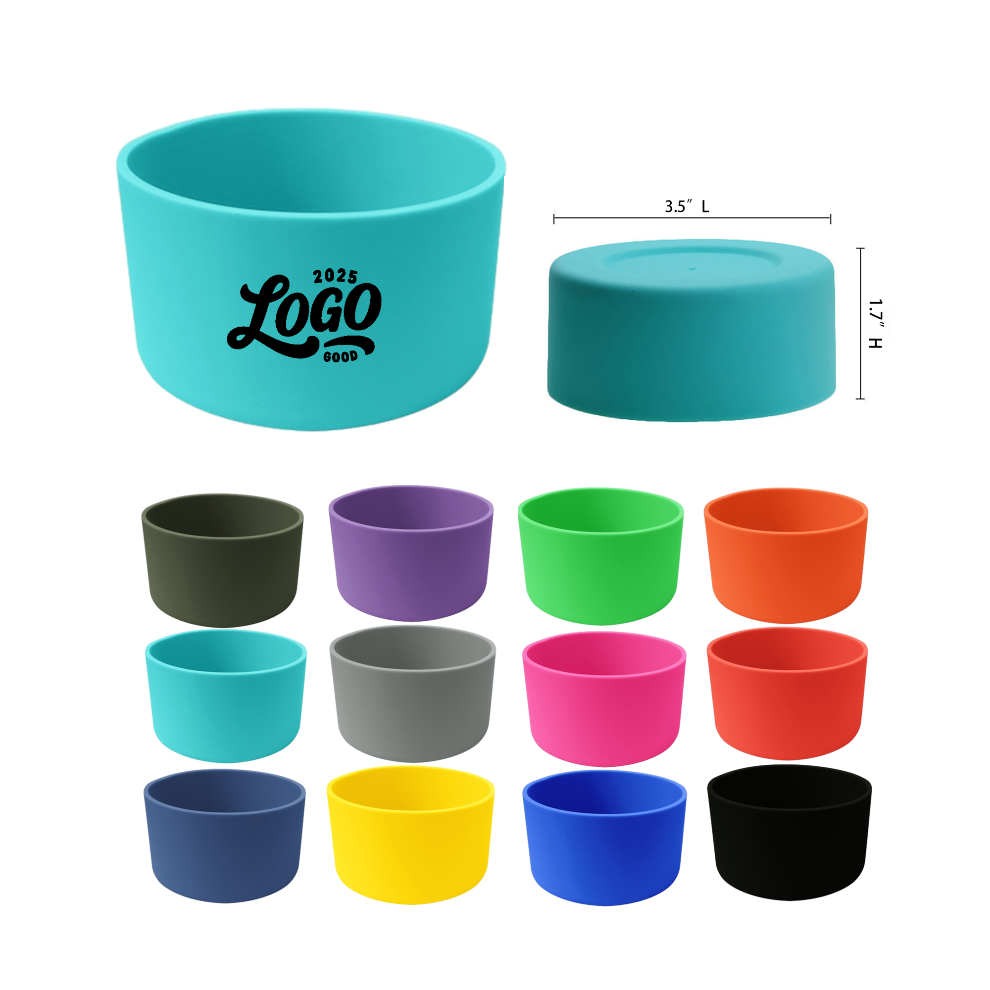Customizable Plastic Cup Sleeve With Multiple Size Options 2