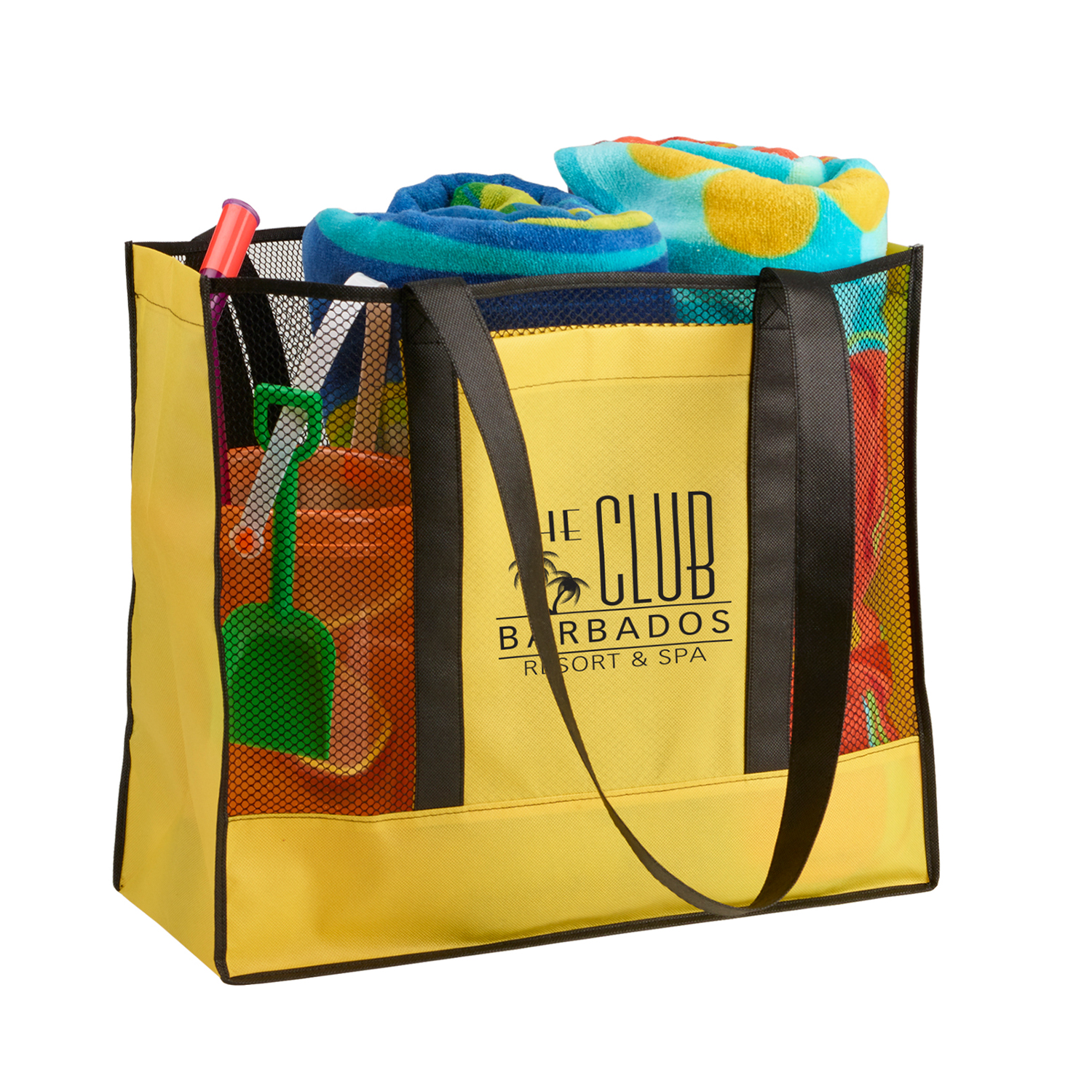 Non-Woven Mesh Beach Tote 7