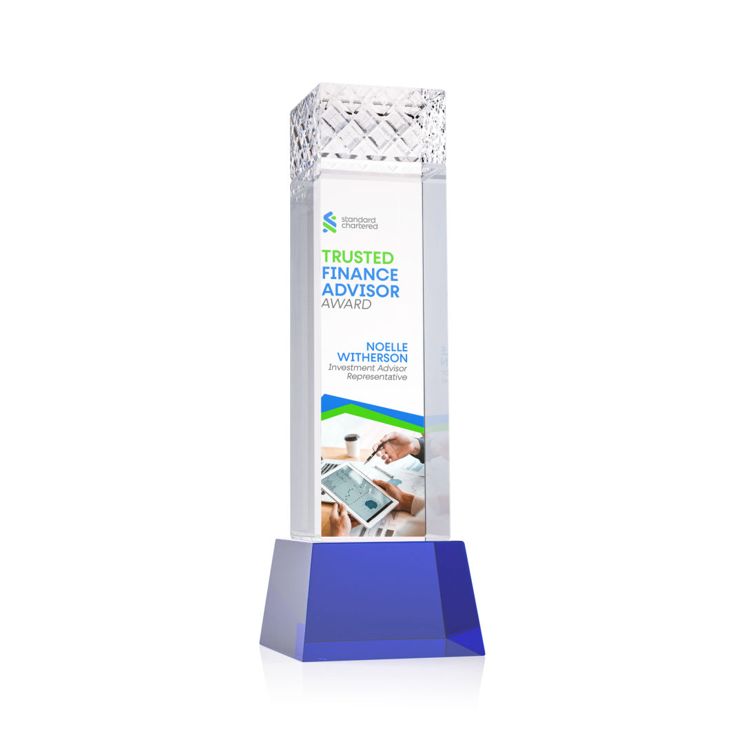 Velson VividPrint™ Award on Base - Blue 7