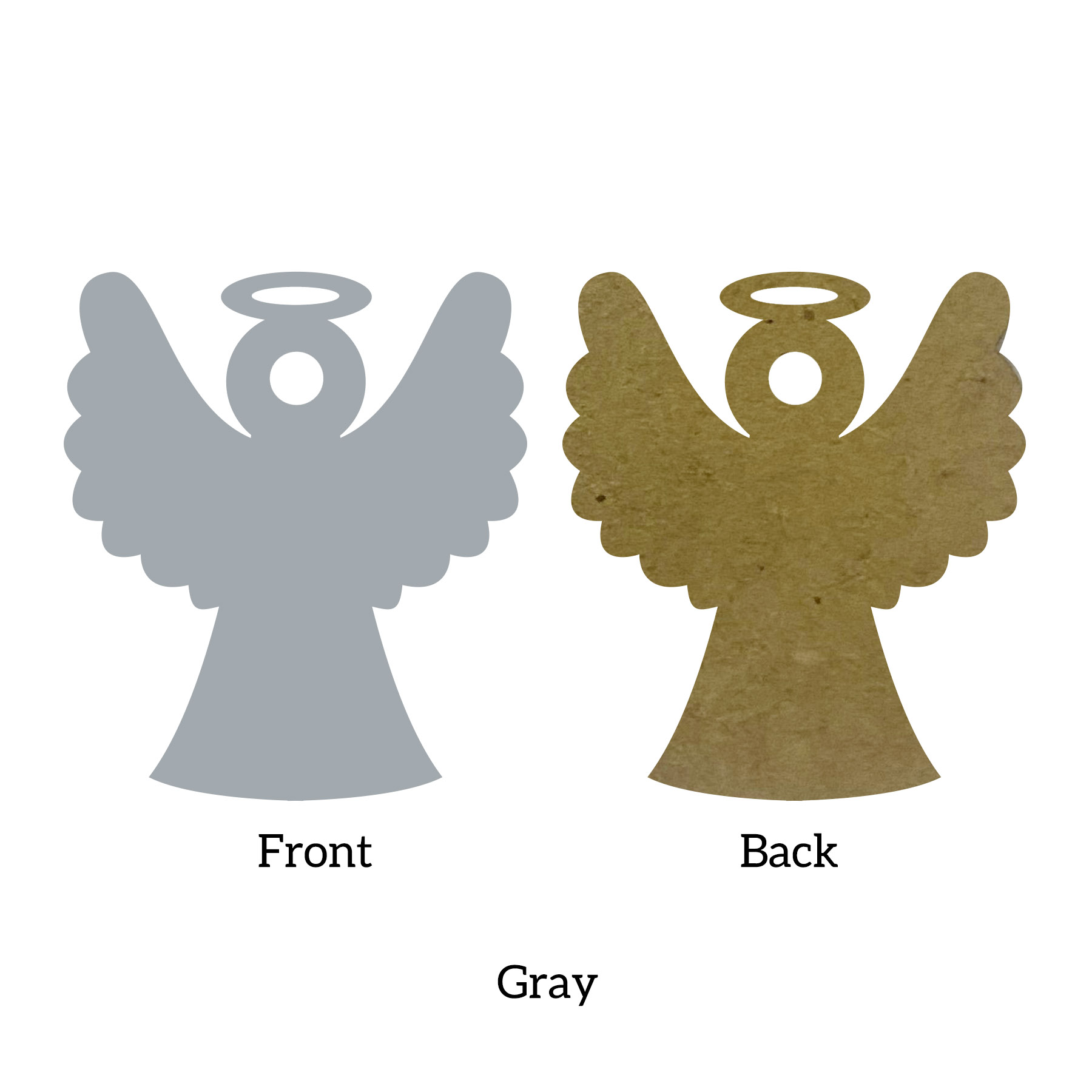 Free Shipping Solid Color Christmas Ornament - Angel 21