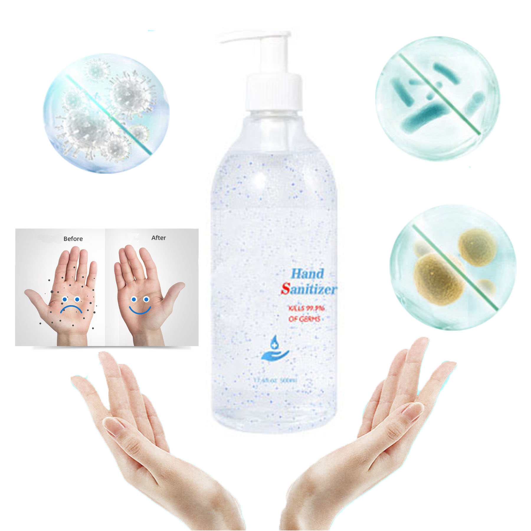 17.6 OZ Hand Sanitizers 1