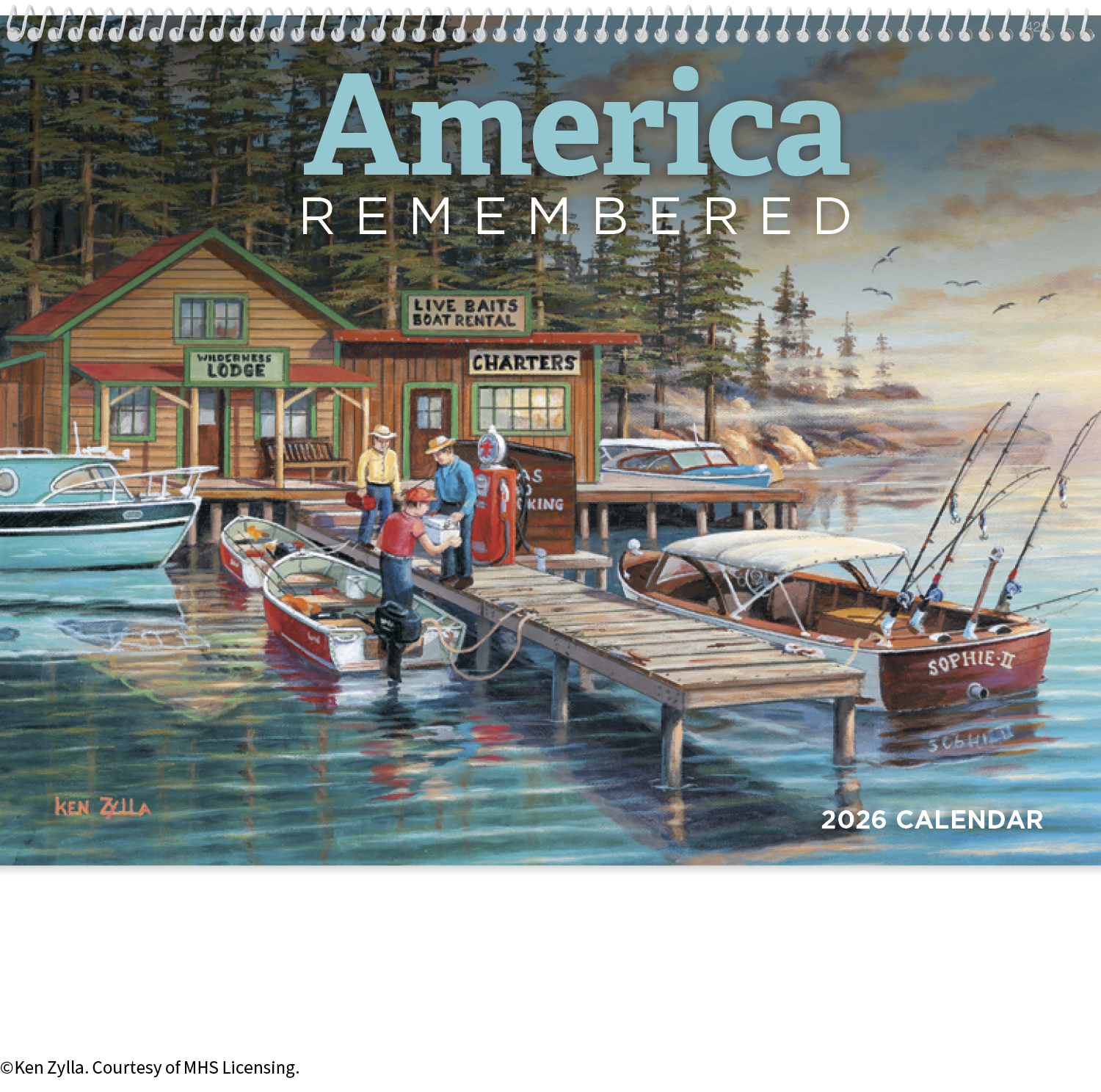 HotLine® Products America Remembered Appointment Calendar - Spiral 9