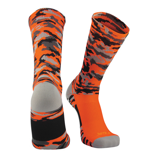 Elite Sports Socks Woodland Camo Crew 11