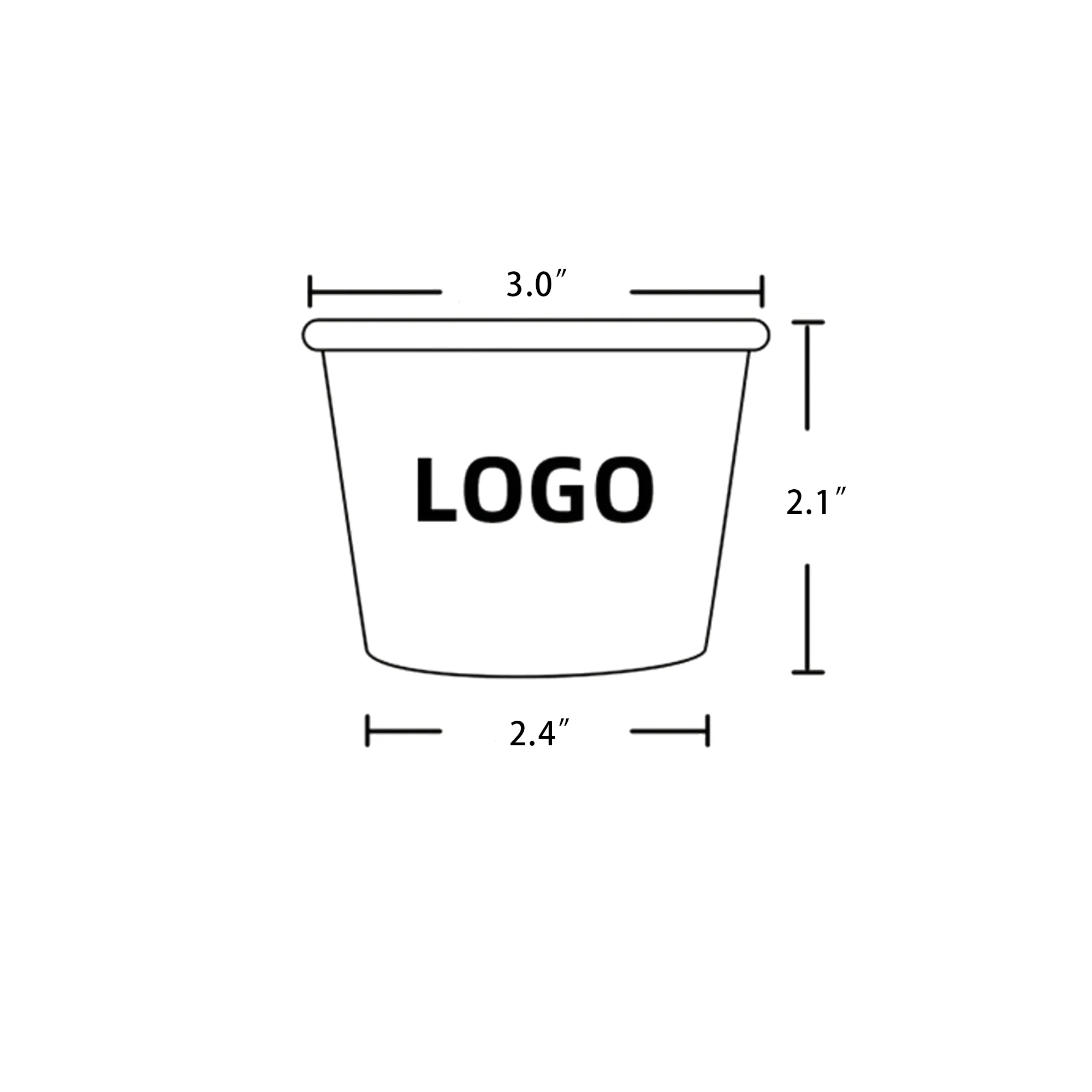 4oz Ice Cream Paper Cup 2