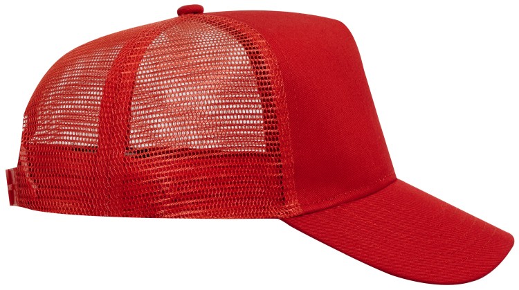 OTTO CAP® 5 Panel Mid Profile Mesh Back Trucker Hat 1