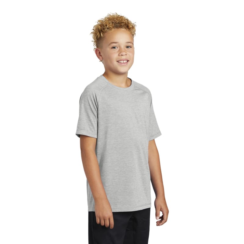 Sport-Tek Youth PosiCharge Tri-Blend Wicking Raglan Tee. 5