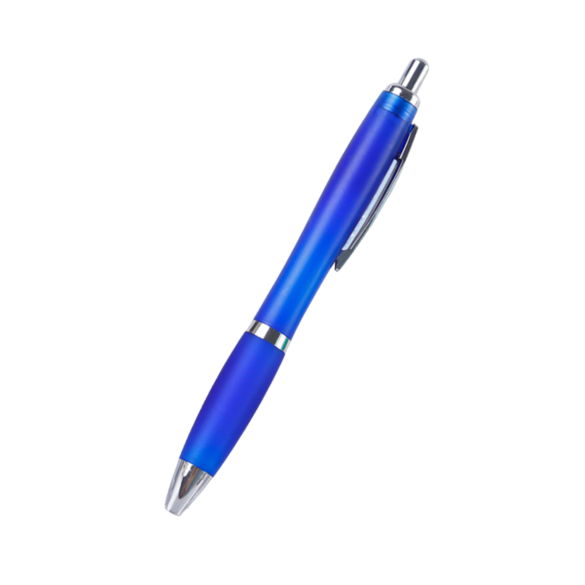 Retractable Ballpoint With Rubber Grip 5.6" 3