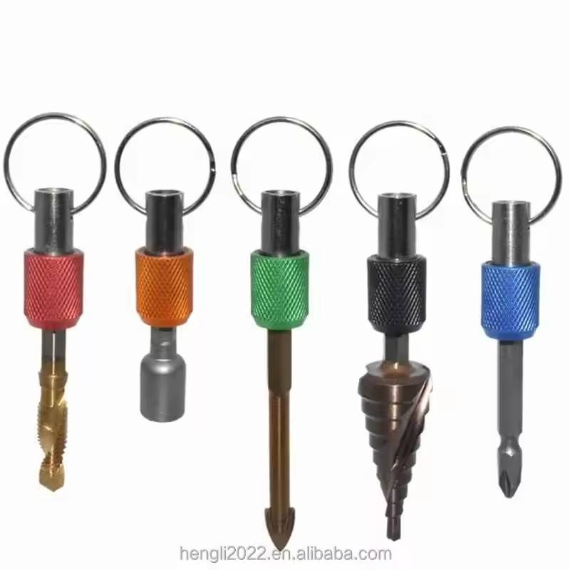 6Pcs Bit Holder Key Chain 3