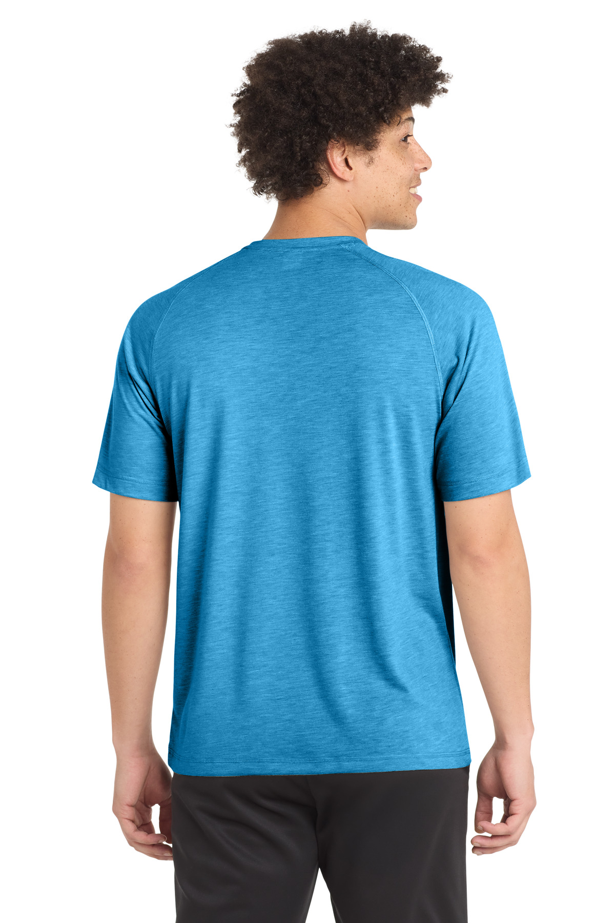 Sport-Tek PosiCharge Tri-Blend Wicking Raglan Tee. ST400 90