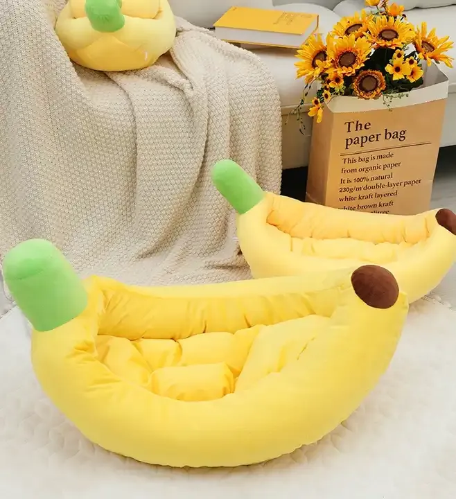 Banana Nest Boat Cat Kennel Removable And Washable Pet Mat 3