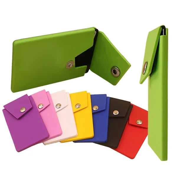 Silicone Mobile Phone Pocket with Stand 2