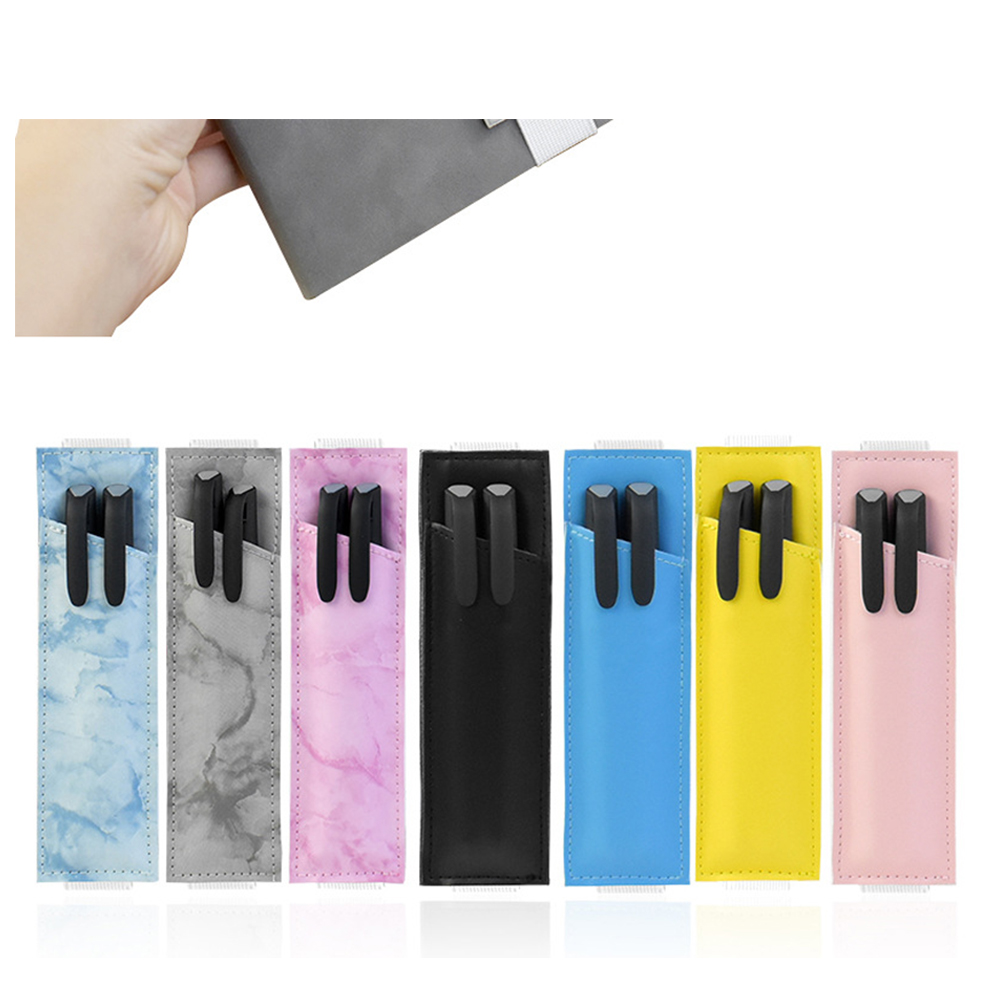 PU Pen Bag Bookmarker With Elastic Band 2