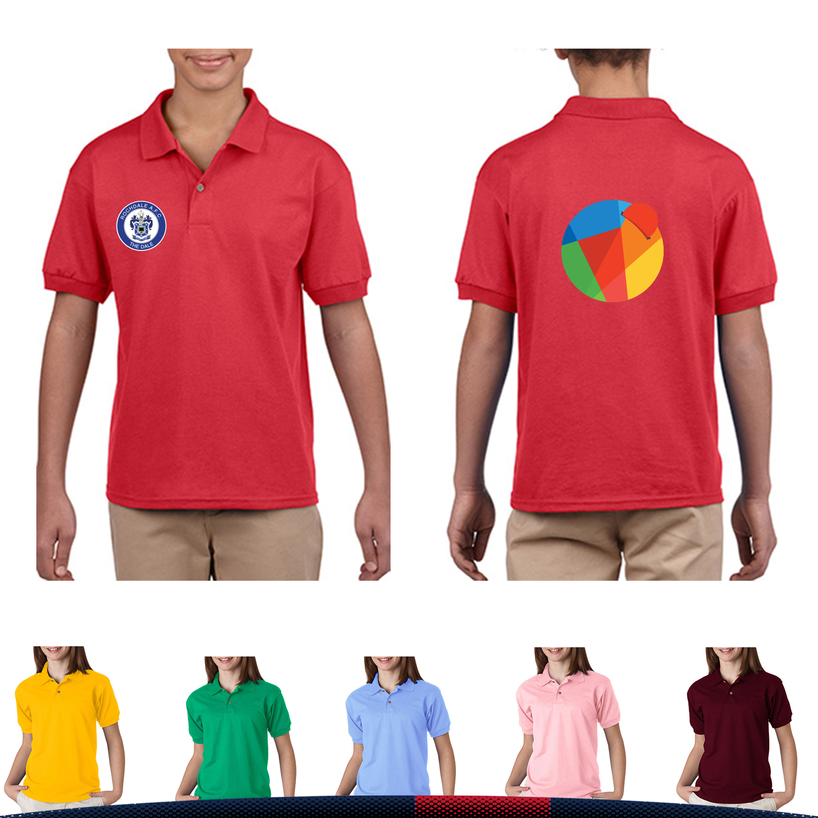 Gildan® 5.6 oz. Cotton/Ladies Polo Shirts 4