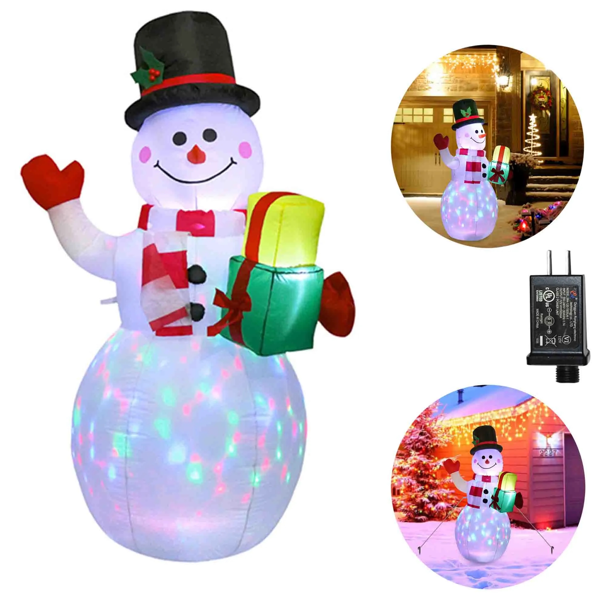 Christmas Inflatables Outdoor Decorations Snowman 1