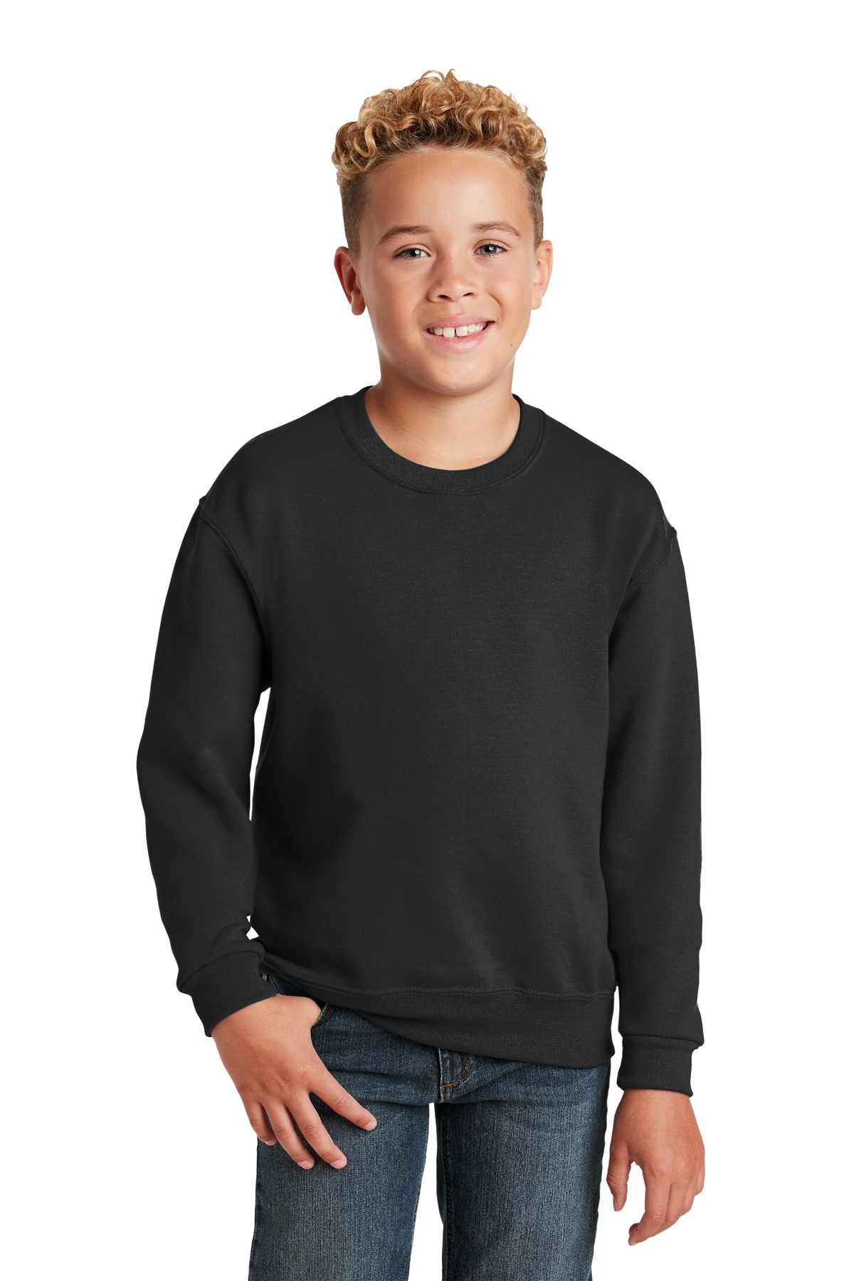 Jerzees - Youth NuBlend Crewneck Sweatshirt. 562B 55