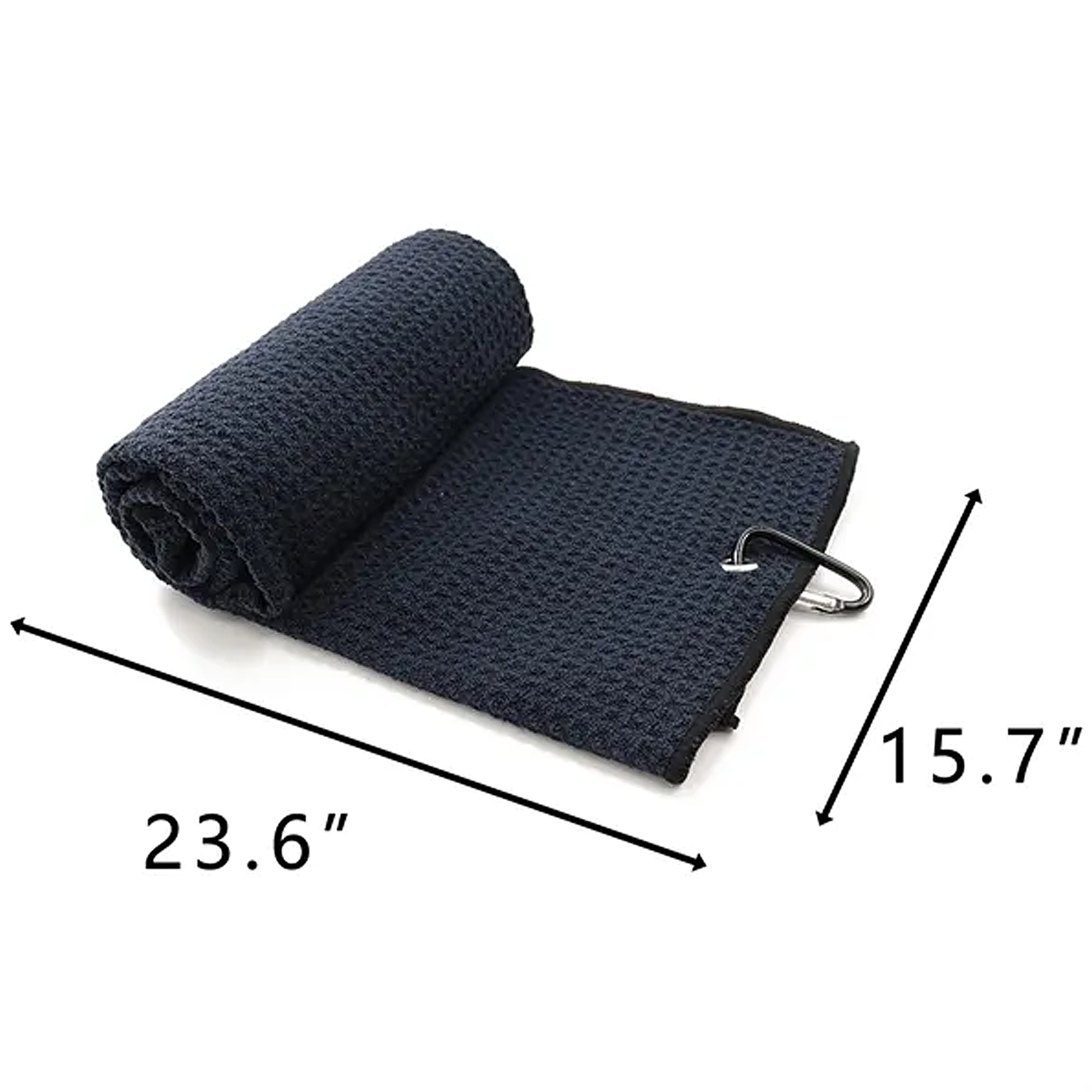 Custom Golf Towel with Carabiner Hook 4