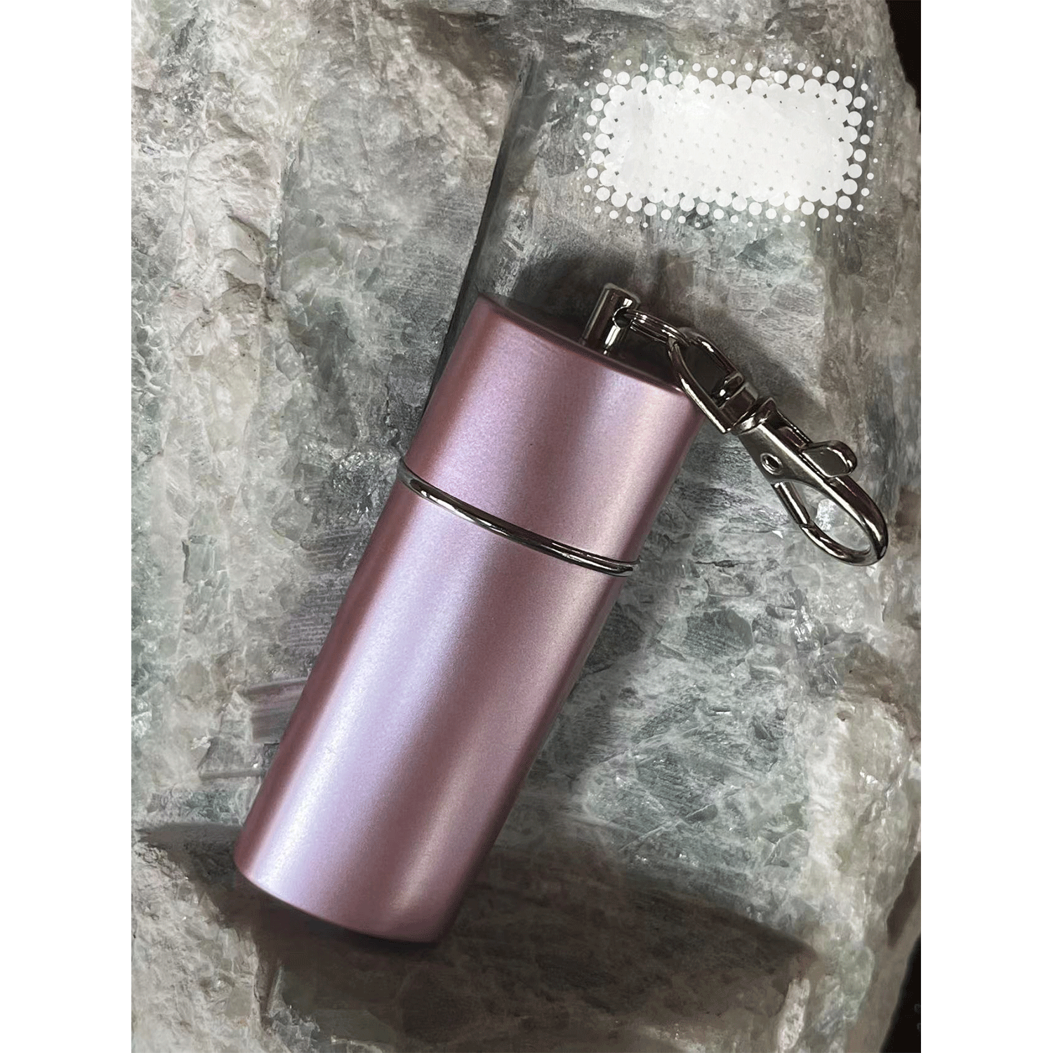 Portable Anti-scald Mini Travel Metal Ashtray w/ Keychain 15