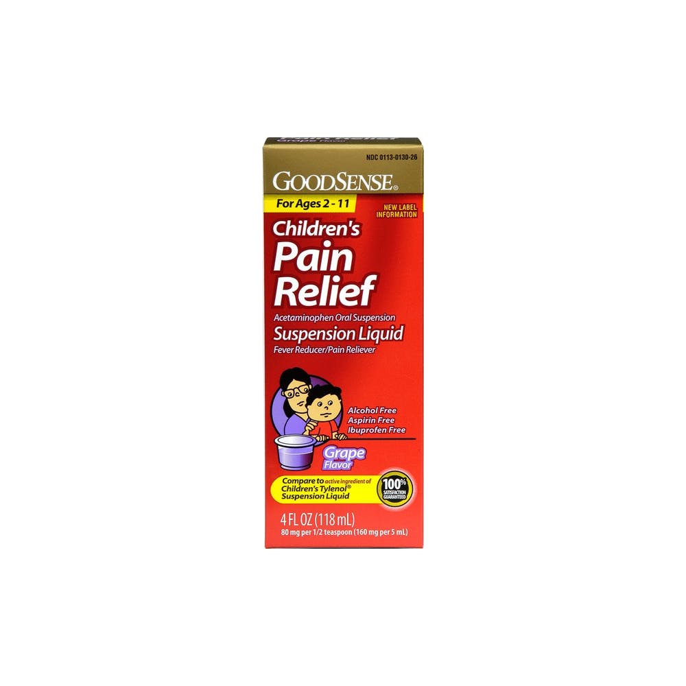 Children's Pain Reliever Oral Suspension - Grape 4 oz 2