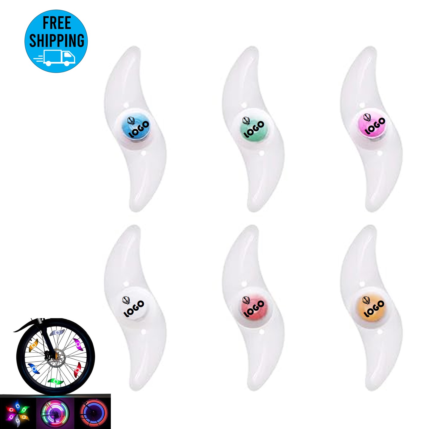 3 Lighting Modes Bicycle Wheel Light 11