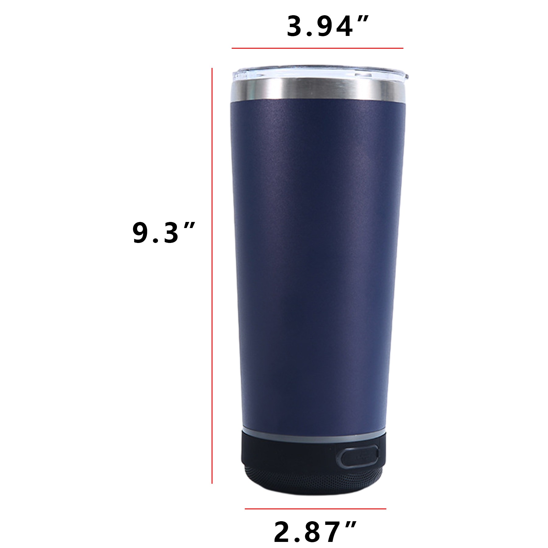 20Oz Stainless Steel Tumbler With Speaker 4