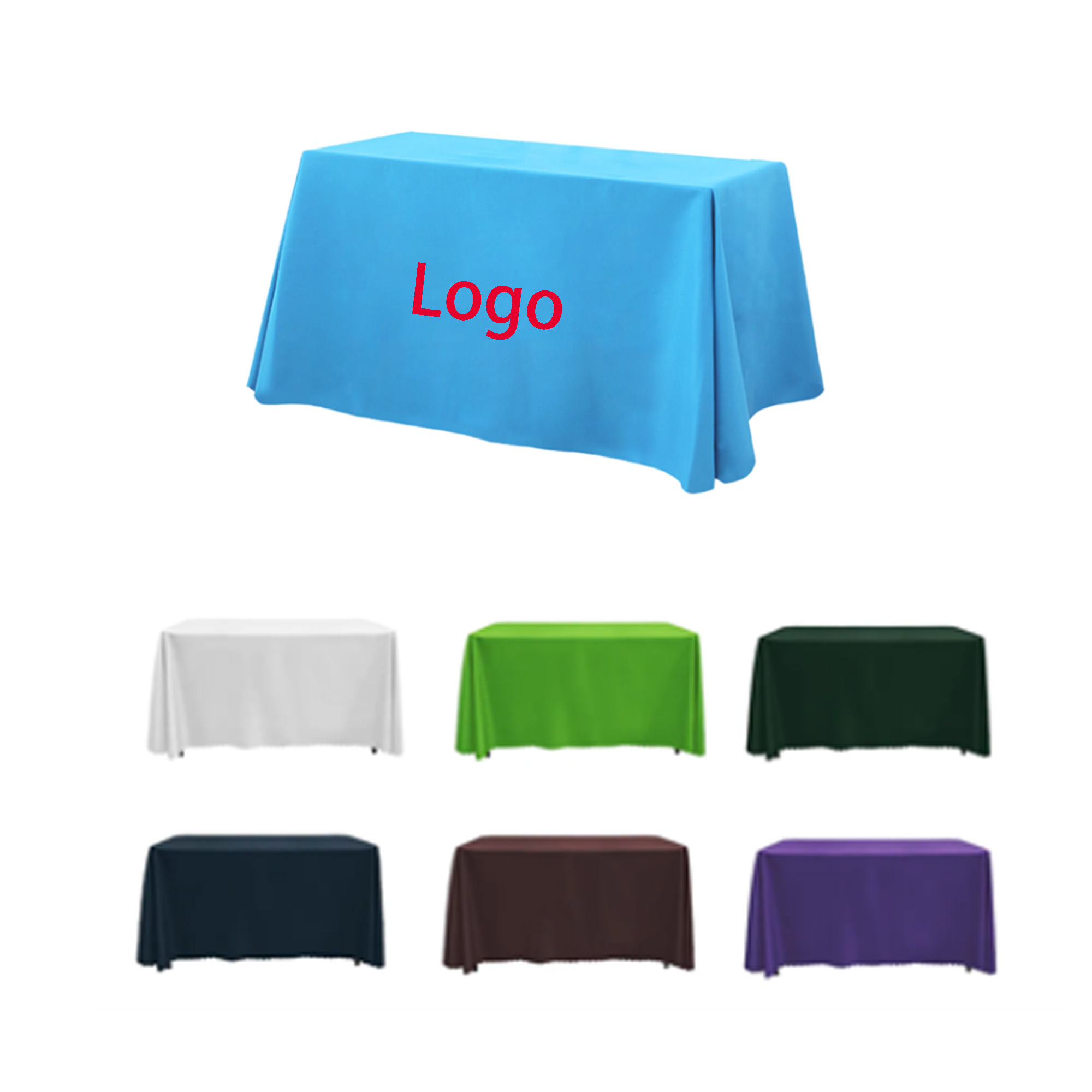 Full Color 6' Throw Table Cover 1