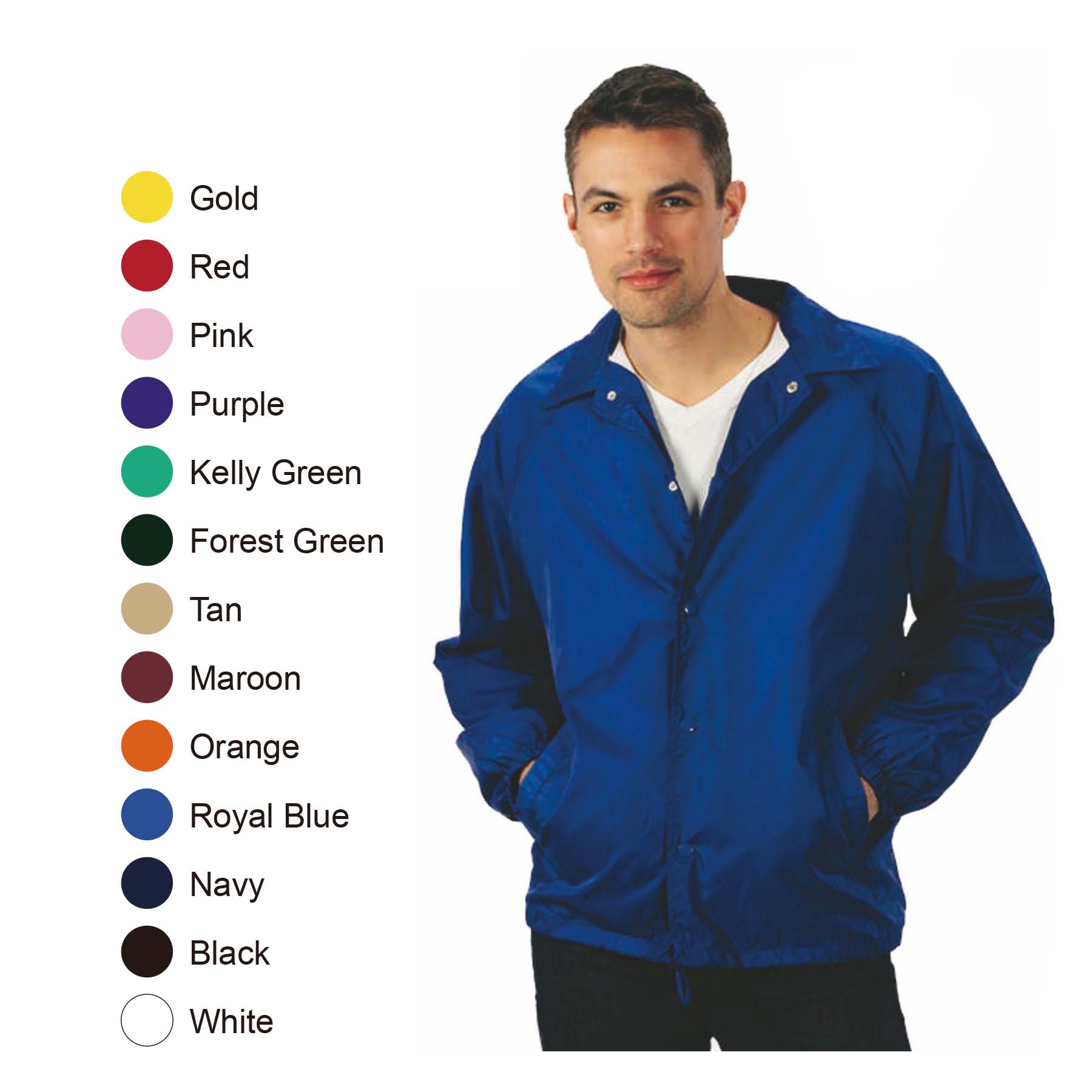 LINED COACH'S JACKET ADULT 3