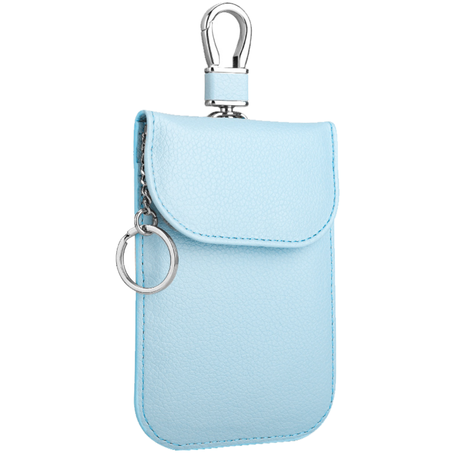 PU Leather Car Key Signal Shielding Faraday Pouch 4