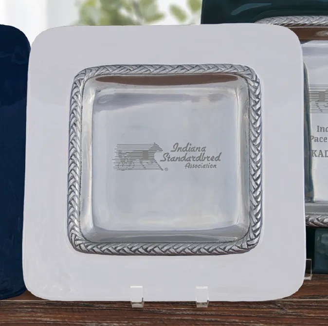 White Stockton Serving Tray 1