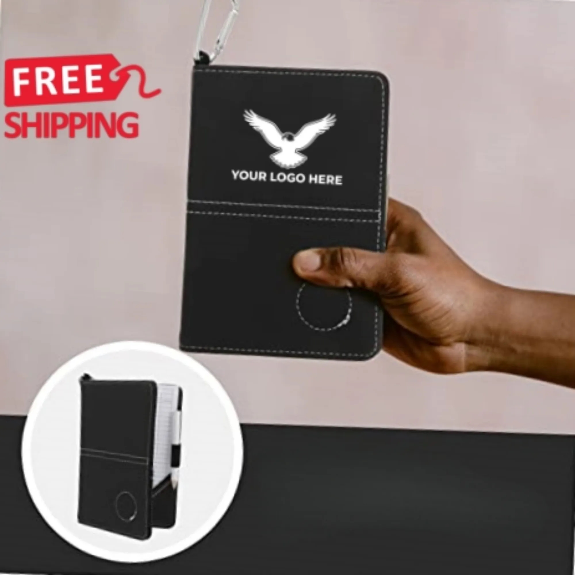 Golf Scorecard Holder PU Notebook For Recording Game 2