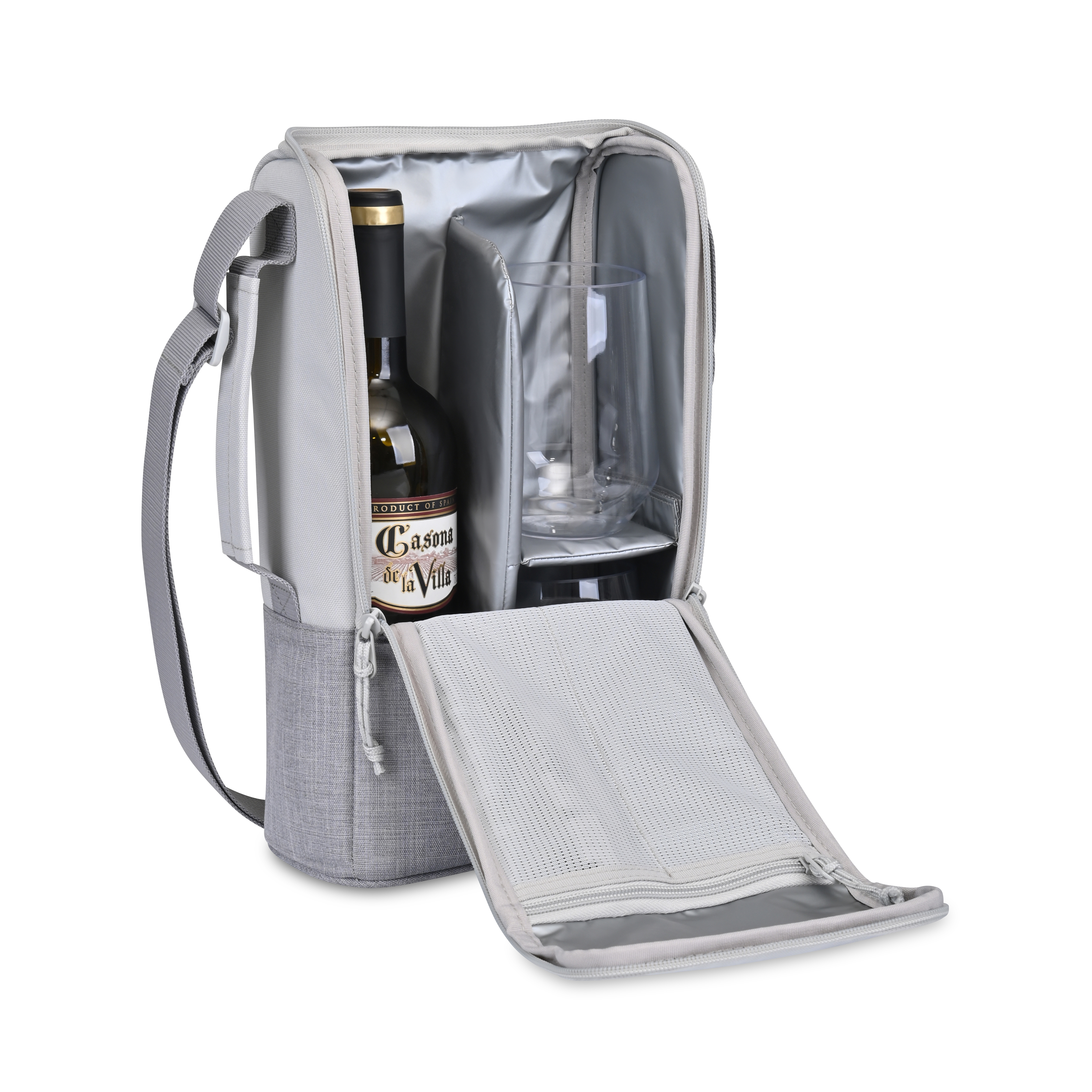 Parkview Recycled rPET Insulated Wine-to-Go Carry Tote 8