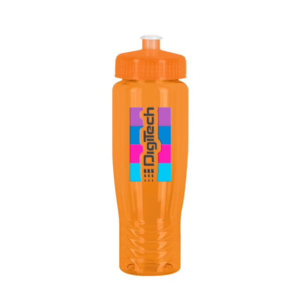 SAHARA 28 oz. Eco-Polyclear™ Sports Bottle with Push/Pull Lid 36