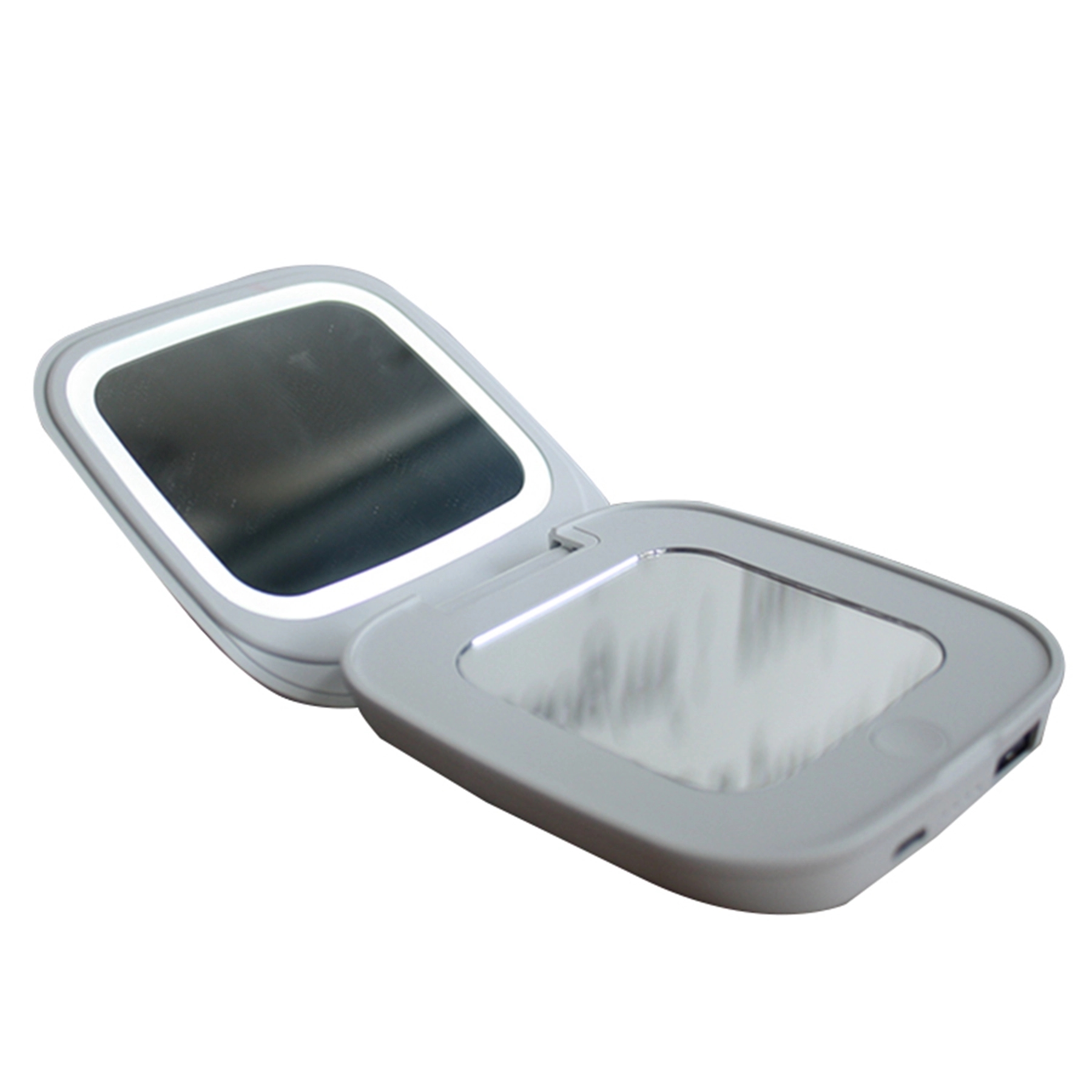 3000 mAh Square Shape Power Bank with Cosmetic Mirror 2
