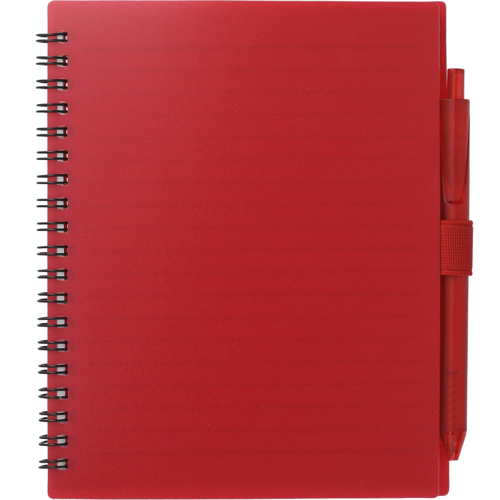 FSC® Recycled 5.5” x 7” Spiral Notebook w/ RPET Pe 44