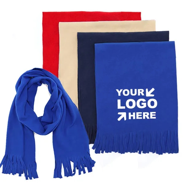 Polar Fleece Scarf With Tassel 2