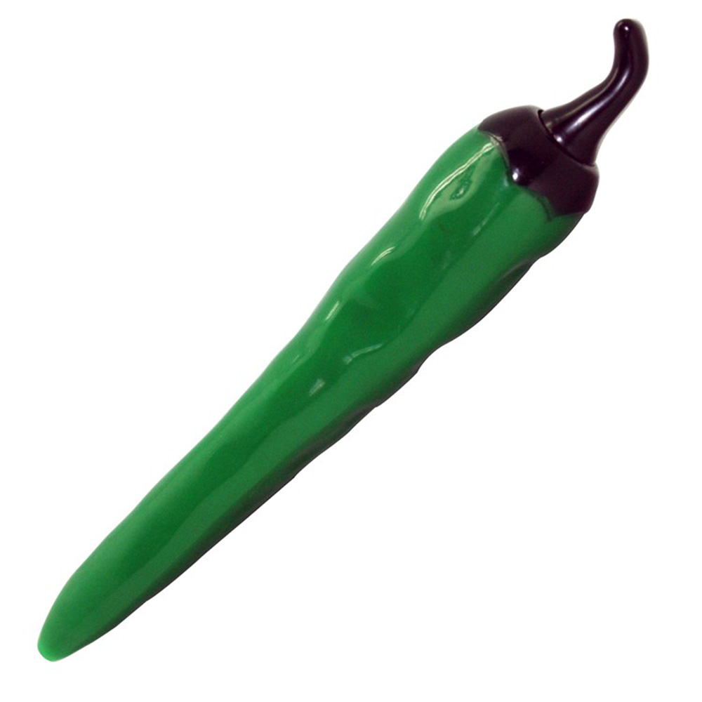 Green Jalapeño & Red Chili Pepper Clicker Pen 4