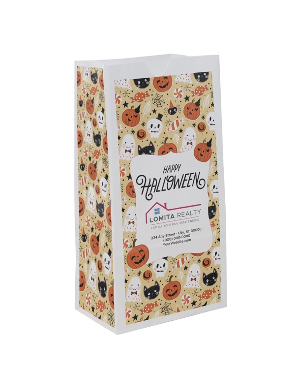 Halloween Scatter Design 3 SOS Paper Bag (5" x 9.75" x 3.125")